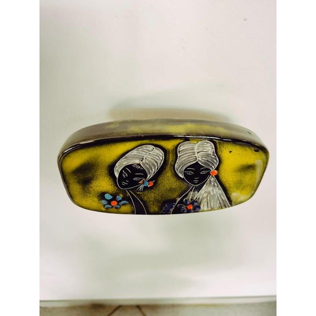 Vintage Ceramic and Metal Coat Stand For Sale - Image 13 of 14