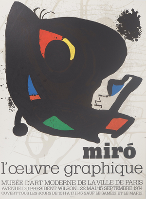 Joan Miro, Animal Surréaliste, Lithograph