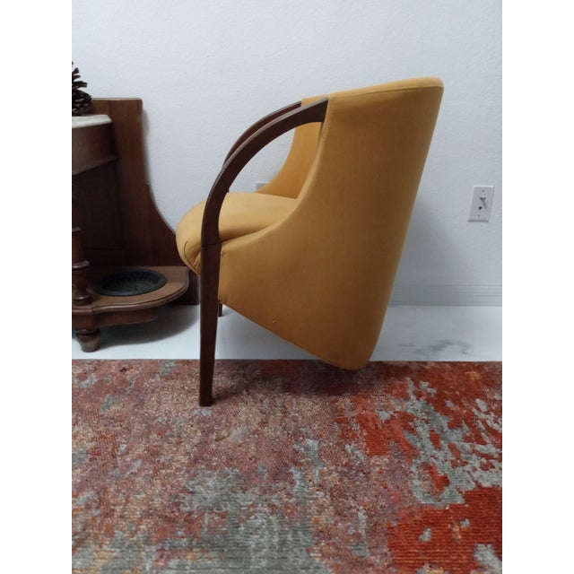 Wood 1970s Mid-Century Modern Arm Chairs - Set of 2 For Sale - Image 7 of 10