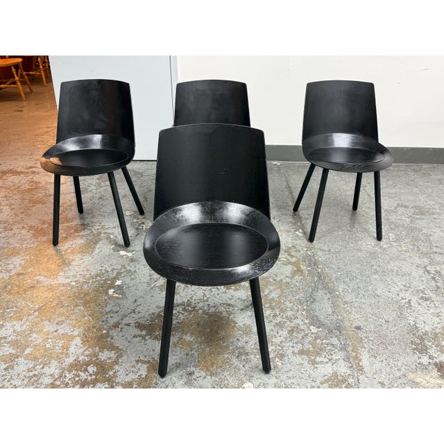 Design Plus Gallery presents a Set of Four CH04 Houdini Side Chairs by Stefan Diez from E15. The Houdini chair is known...