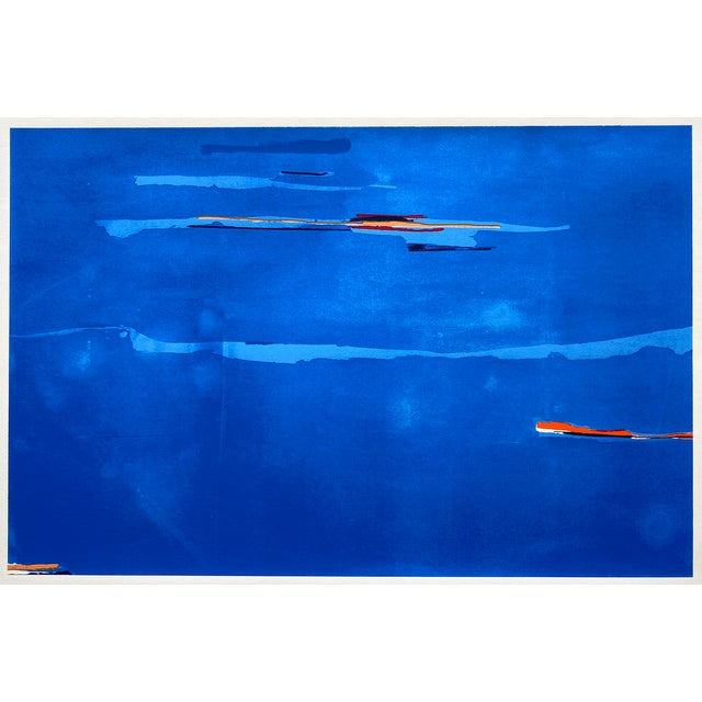 Helen Frankenthaler Vintage Abstract Expressionist Extra Large Fine Art Silkscreen Print " Ocean Drive West-1 " 1974 For Sale - Image 9 of 10