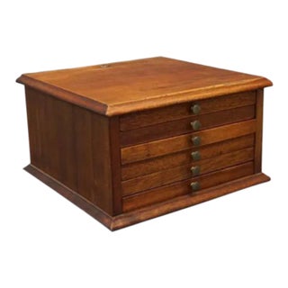 19th Century Mahogany Specimen Chest For Sale