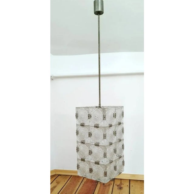 Pendant Lamp attributed to Kamenicky Senov, Czech, 1960s For Sale - Image 8 of 10