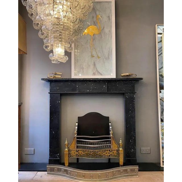 Late 18th Century Irish George III Fireplace Mantel in Kilkenny Marble, 1790 For Sale - Image 5 of 6