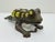 Japanese Iron and Blown Glass Frog Garden Lantern, 1970s For Sale - Image 4 of 18