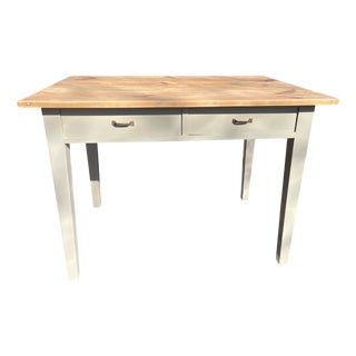 Antique Table in Fir, 1890s For Sale