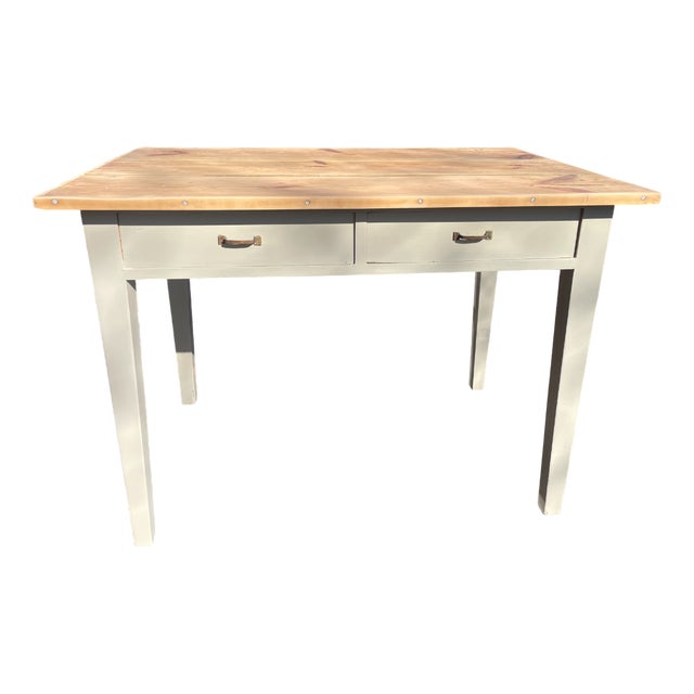 Antique Table in Fir, 1890s For Sale