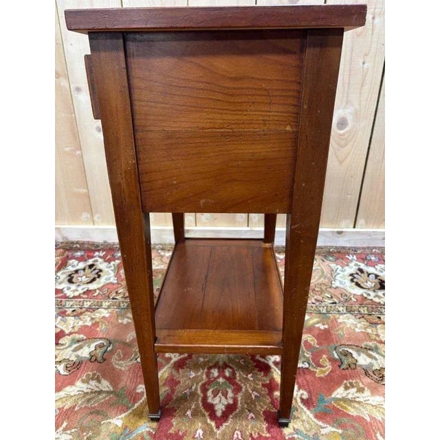 Brown Bedside Table in Solid Wood For Sale - Image 8 of 10