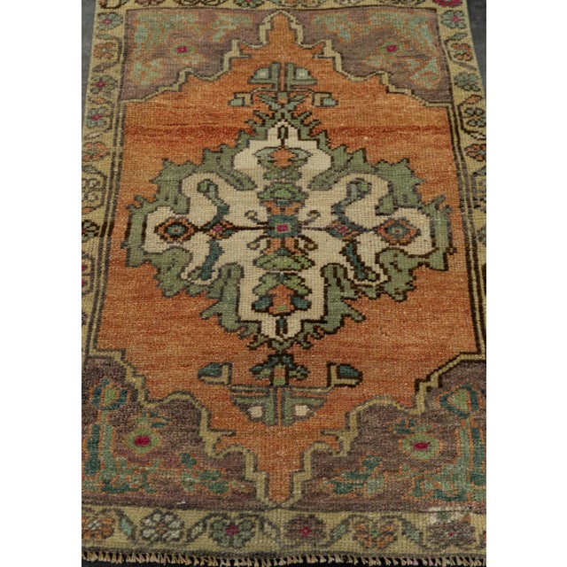 Turkish Mini Rug Oriental Hand Knotted Vintage Rug 1'8" x 2'4" #21230 Explore a curated collection of hallway runners,...
