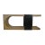 Wood Retro Steel Tie Console Table For Sale - Image 7 of 7