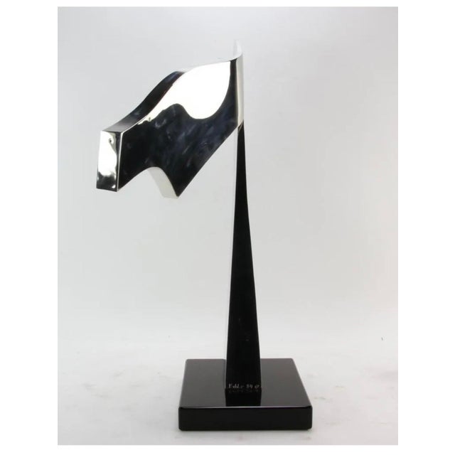 Gary Kahle, Welded Stainless Steel Reflective Abstract Modernist Sculpture Gary Kahle, 1984 For Sale - Image 13 of 18