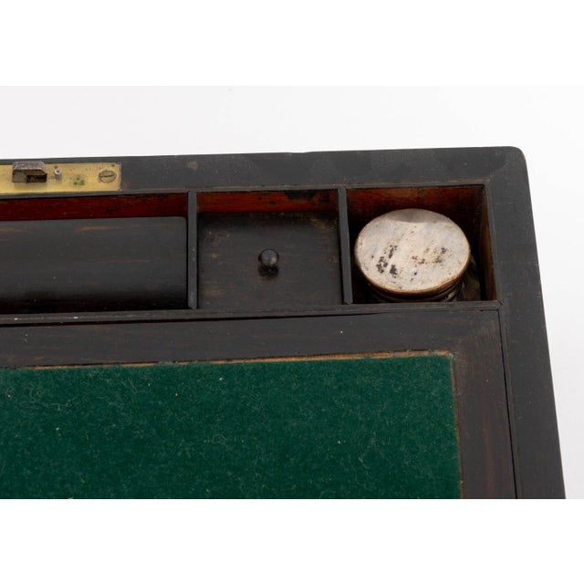 19th Century Victorian Burl Walnut Writing Box For Sale - Image 5 of 12