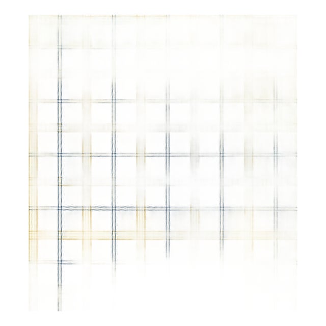 The House of Scalamandré Ezra Plaid Wallpaper, Sun And Sea For Sale