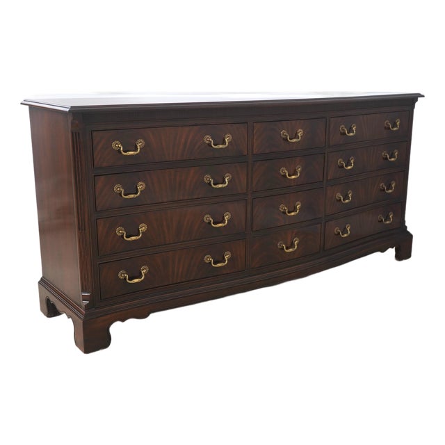 Drexel Heritage Heirlooms Mahogany Double Dresser For Sale