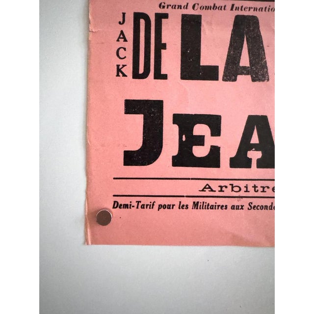 Paper Gala De Catch Amiens Original Wrestling Poster, 1955 For Sale - Image 7 of 9