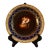 Vintage Victoria Czechoslovakia Porcelain Cabinet Plate Cobalt Blue Gold For Sale