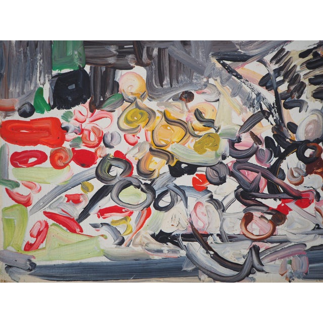 André Cottavoz, Panier de fruits, Oil on Panel, Framed For Sale - Image 7 of 9