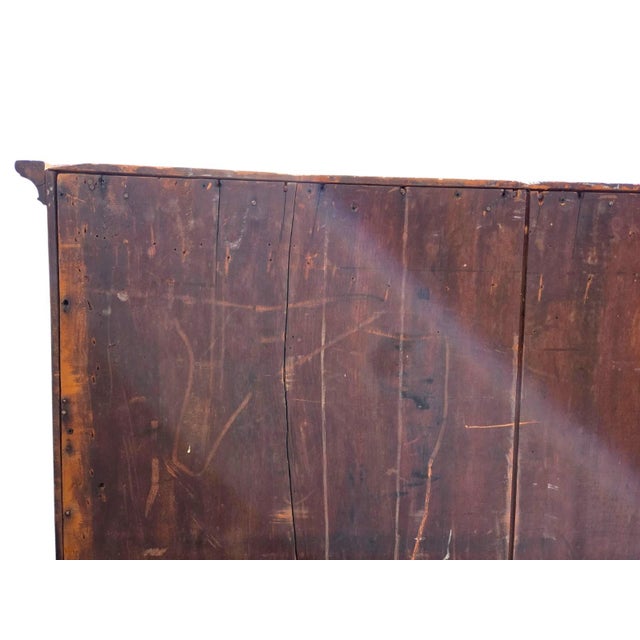 Late 18th Century Late 18th Century Queen Anne Solid Walnut Chest/Every Section Made From One Piece of Lumber. For Sale - Image 5 of 18