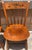 Brown Pair Vintage Nichols & Stone Solid Maple Wood Stenciled Chairs For Sale - Image 8 of 10