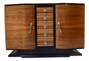 Art Deco Sideboard with Drawers and Arched Doors, 1935