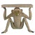 Tan Monkey w/Brass Mask Console Table by Mario Lopez Torres For Sale - Image 8 of 8