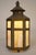 Arts & Crafts 1910s Arts & Crafts Copper Iron Stained Glass Mission Hexagon Chimney Lantern Hanging Lamp 1910's For Sale - Image 3 of 14