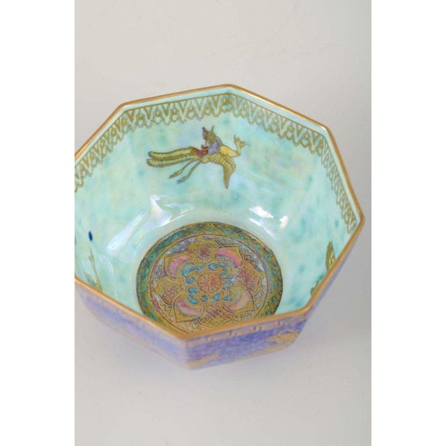 Fairyland Lustre Series Octagonal Bowl by Daisy Makeig-Jones for Wedgwood, 1920s For Sale - Image 3 of 5