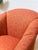 Mid 20th Century Orange Palm Springs Estate Club Chair For Sale - Image 9 of 9