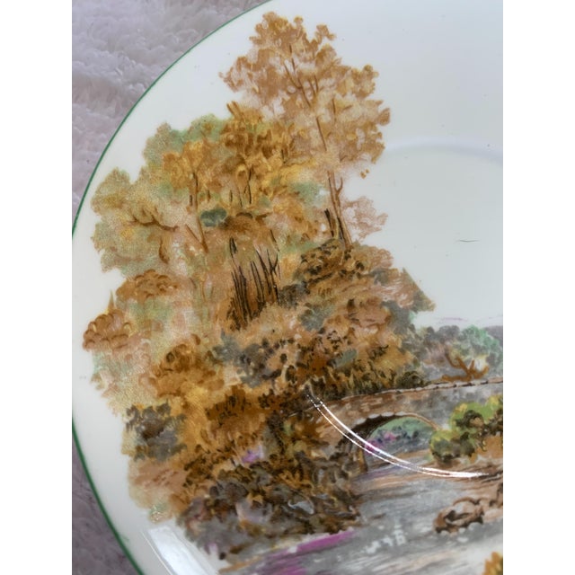 White 1960s Shelley English Heather Tea Cup and Saucer - 2 Pieces For Sale - Image 8 of 11