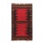 Vintage Afghan Kilim in Red With Geometric Patterns, From Rug & Kilim For Sale