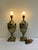 Metal Large Empire Brass Urn Shaped Table Lamps from Kullmann, 1970s, Set of 2 For Sale - Image 7 of 11