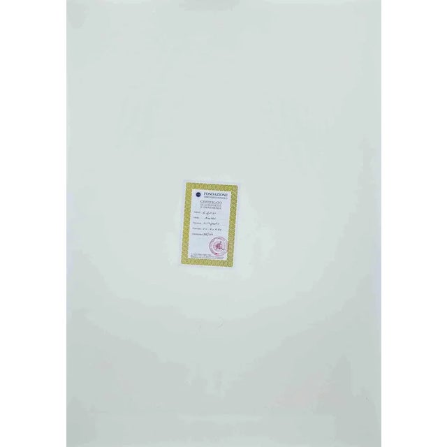 The Love is a beautiful colored lithograph realized by Stefania Guidi in 1993. Hand-signed in pencil on the lower right...