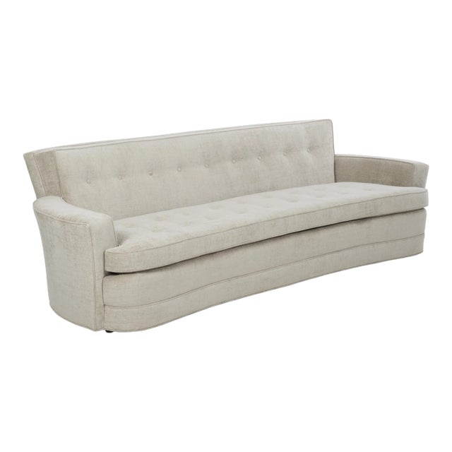 1940s Paul Frankl Style Sofa 100 Inch Length For Sale