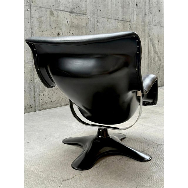 Vintage Finnish Swivel Chair by Yrjö Kukkapuro for Haimi, 1960s For Sale - Image 6 of 14