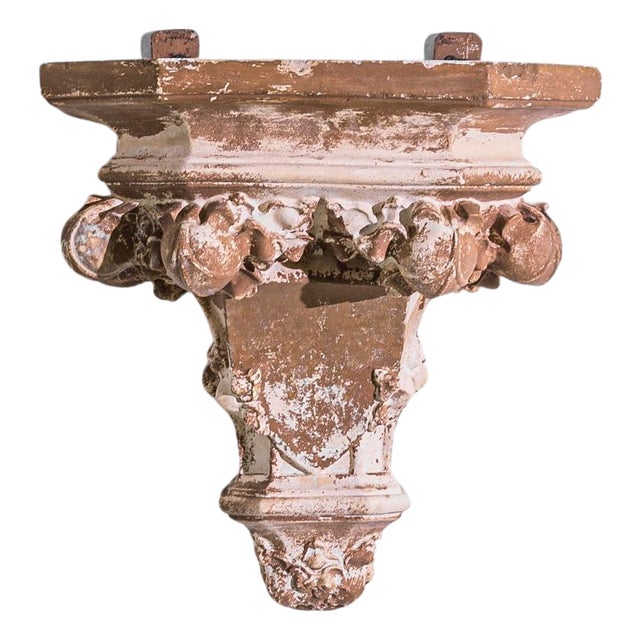 1900s French Wall Plaster Pedestal For Sale