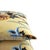 Vintage Cream With Blue & Rust Floral Cotton Pillow Cover For Sale In Portland, OR - Image 6 of 7