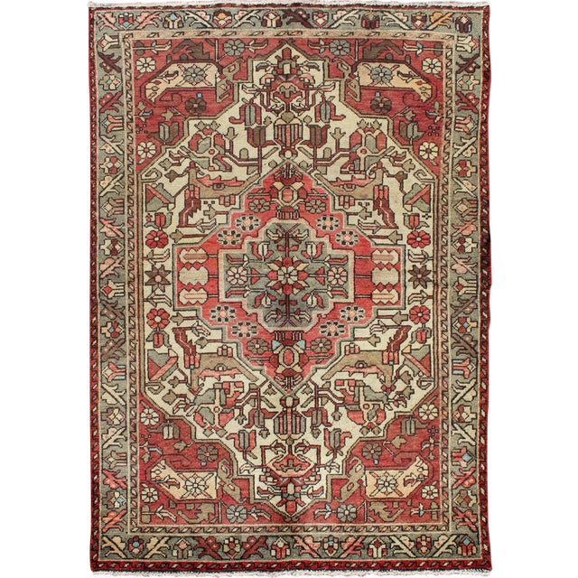 1940s Semi Vintage Lilihan Rug - 4′4″ × 6′6″ For Sale