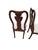 1990s Pair Thomasville Collectors Cherry Queen Ann Dining Room Side Chairs For Sale - Image 11 of 11