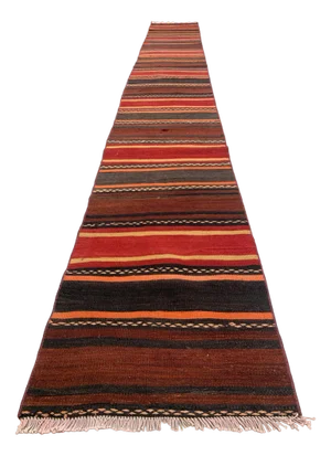 Vintage Turkish Kilim Runner Rug