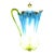 Teal and Light Green Shaped Chocolate Pot For Sale