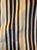 American Pair of Custom Interlined Striped Drapery Panels in Black, Gold & Ivory, 94” For Sale - Image 3 of 5