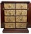 Victorian English Satinwood and Gilt Metal Glazed Pier Cabinet in Walnut, 1890s For Sale - Image 11 of 16