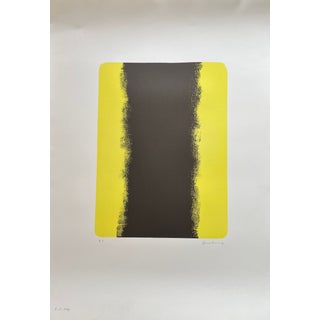 1974 "L-5-1974" Hans Hartung Limited Edition Abstract Print For Sale