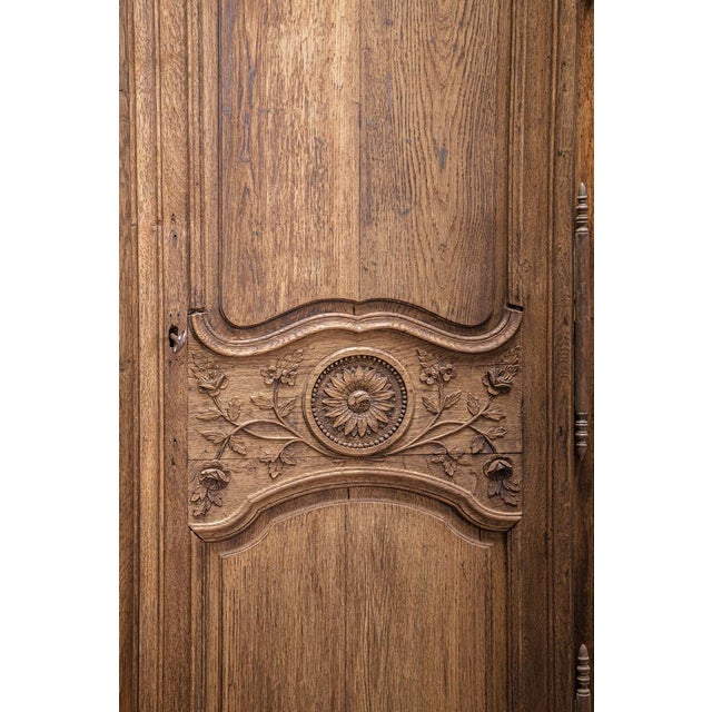 Antique French Marriage Armoire For Sale - Image 5 of 14
