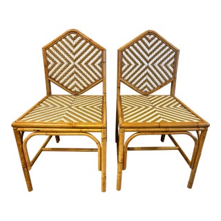 Justina Blakeney Lucia Dining Chairs - Pair For Sale