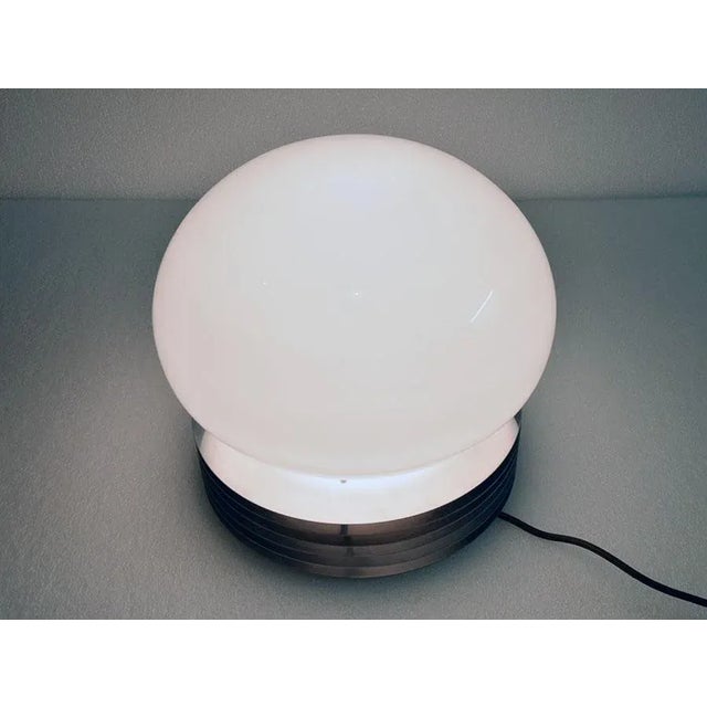 Table Lamp in Steel and Blown Glass from Tronconi, 1970s For Sale - Image 9 of 10