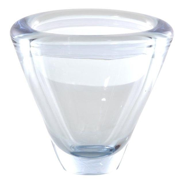 Small Blown Glass Vase attributed to Per Lütken for Holmegaard, 1950s For Sale