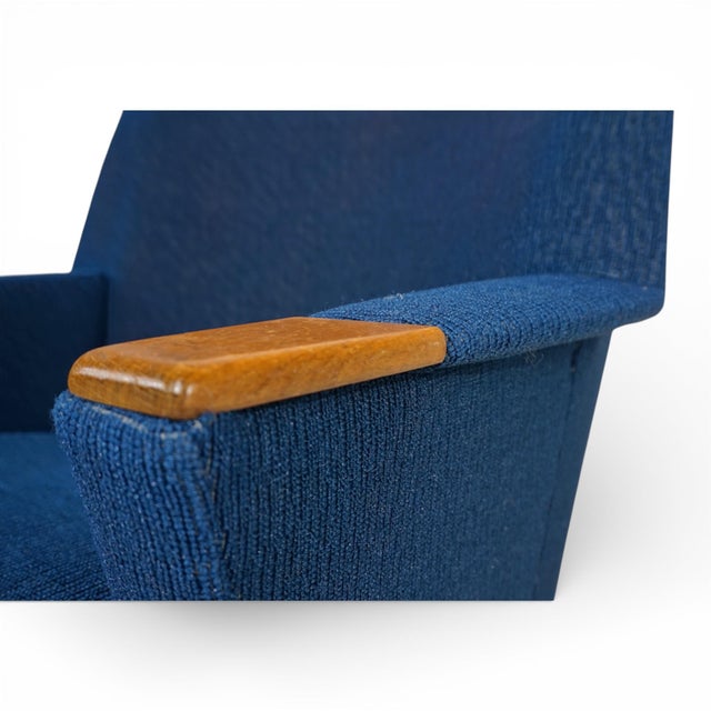 Cocktail Chair in Blue from MCM, 1950 For Sale - Image 16 of 18