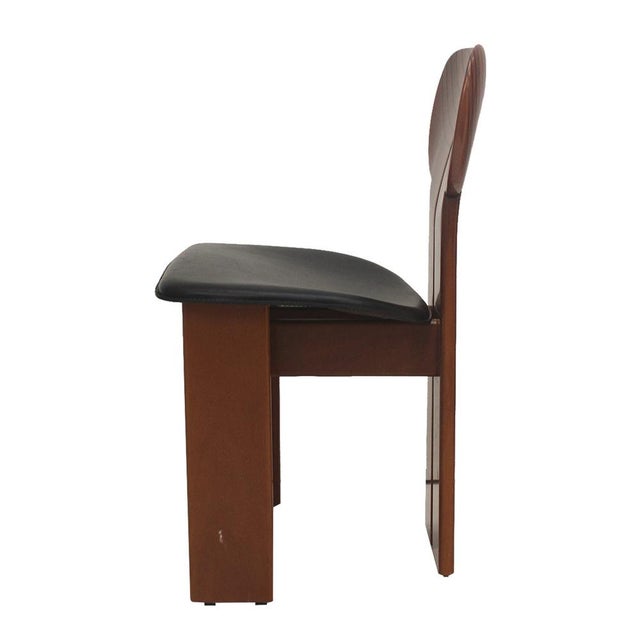 Mid-Century Modern Africa Side Chairs by Afra & Tobia Scarpa for Maxalto, 1970s, Set of 10 For Sale - Image 3 of 12