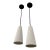 Jonathan Browning Studios Montfaucon Pendants, Pair For Sale